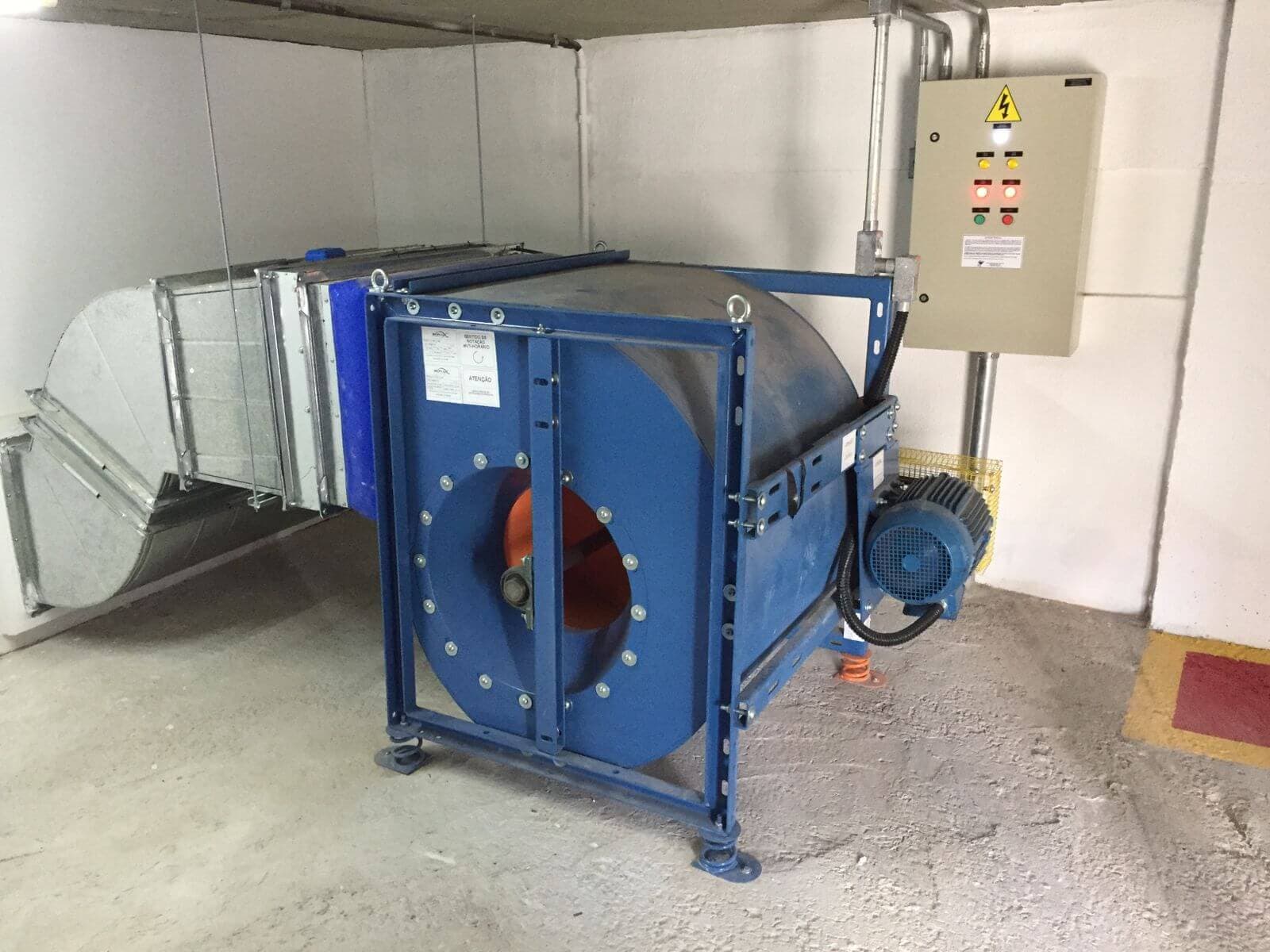 Pressurização de Escadas 2